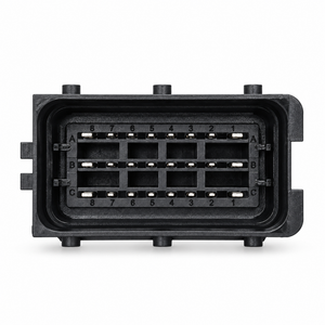 1 Set 24 Pin Way Waterproof Aluminum Single Hole CNG Automotive ECU Enclosure Box With Matching FCI Connector 211PC249S0005 - Full Set – X160/MA566 – image 4