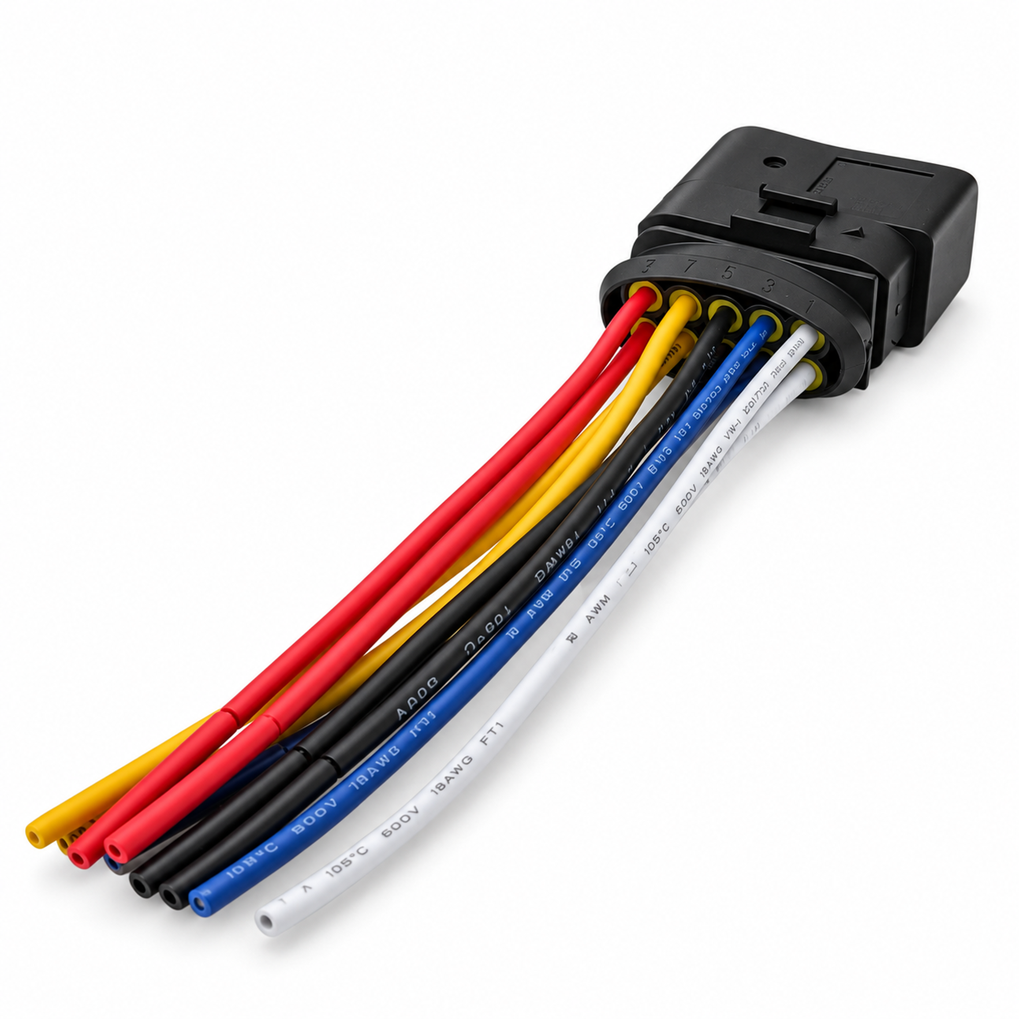 Pre-wired 10 Pin / Way Connector Plug for AUDI A6 C5 VW Seat Skoda 1J0973835 – X17/Connector – image 4