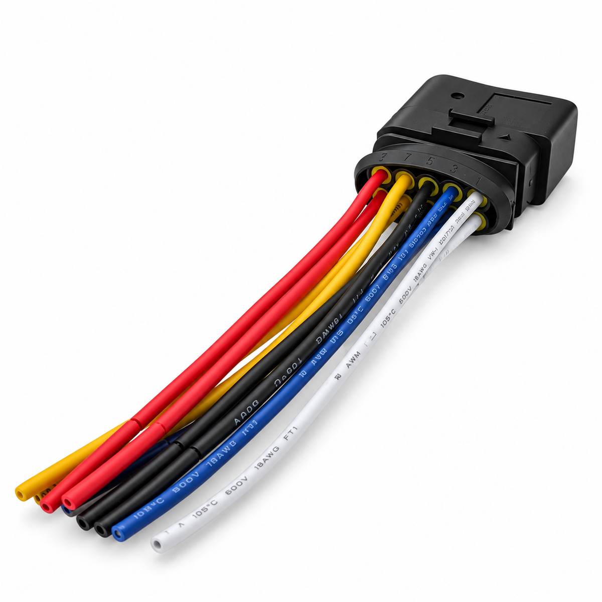Pre-wired 10 Pin / Way Connector Plug for AUDI A6 C5 VW Seat Skoda 1J0973835 – X17/Connector – image 4