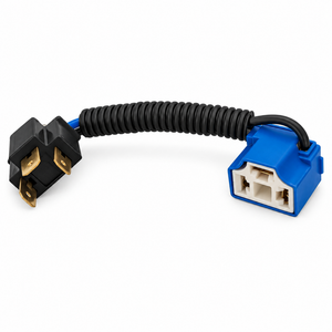 2pcs H4 Male to Female Ceramic Headlight Extension Connector Angled Adapters – X19/H4angled – image 6