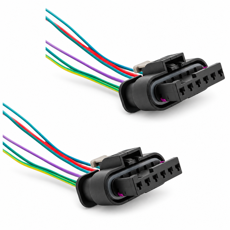 Pair of Rear Tail Light Connectors Prewired 6 Pin Plugs for BMW 1' 2' 3' 4' Series – X2/Z54.B/cable – image 11