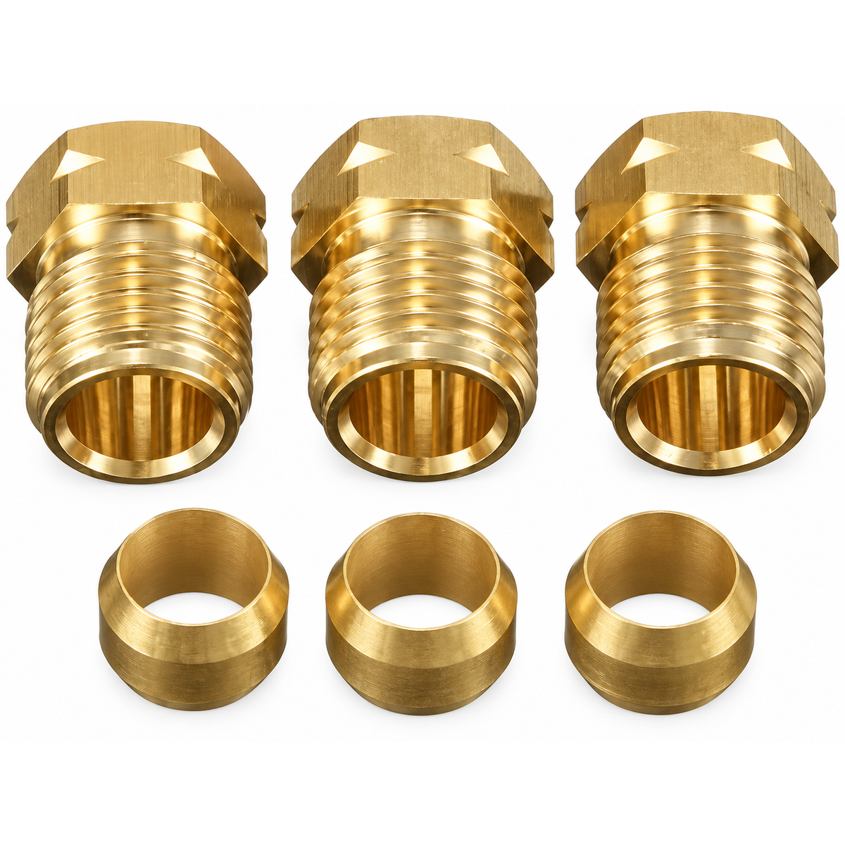 3 Way Brake Pipe T Piece Tee M10 Male Nuts - Hydraulic Handbrake Brake Line Union – X24/3wayTpiece.A063 – image 5