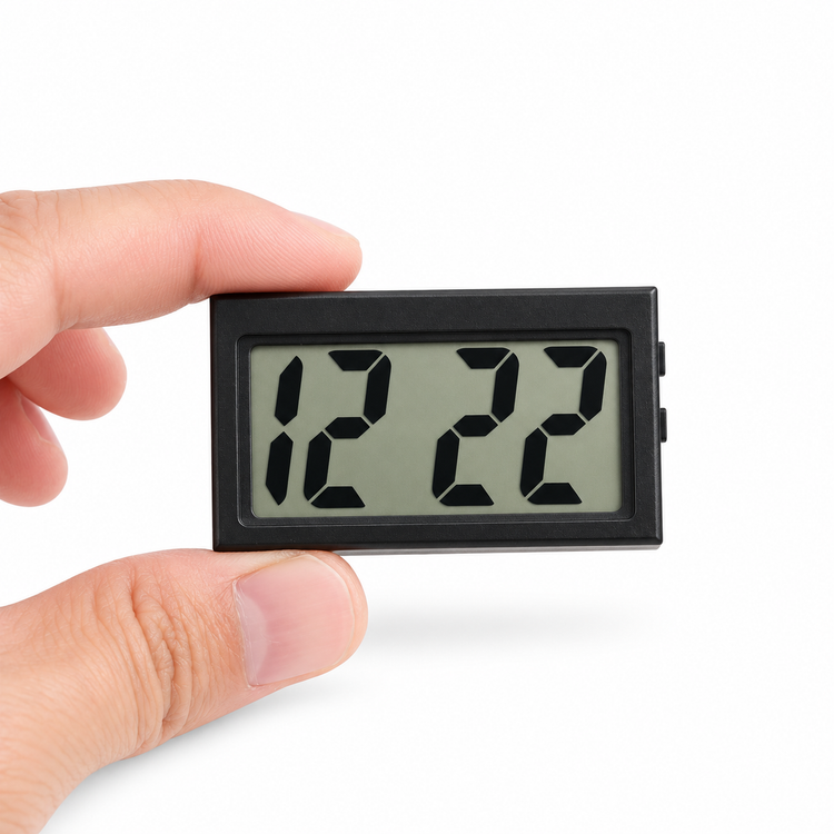 Mini LCD Digital Clock Self-Adhesive for Car Dashboard with Date – X32/Clock.A037 – image 3