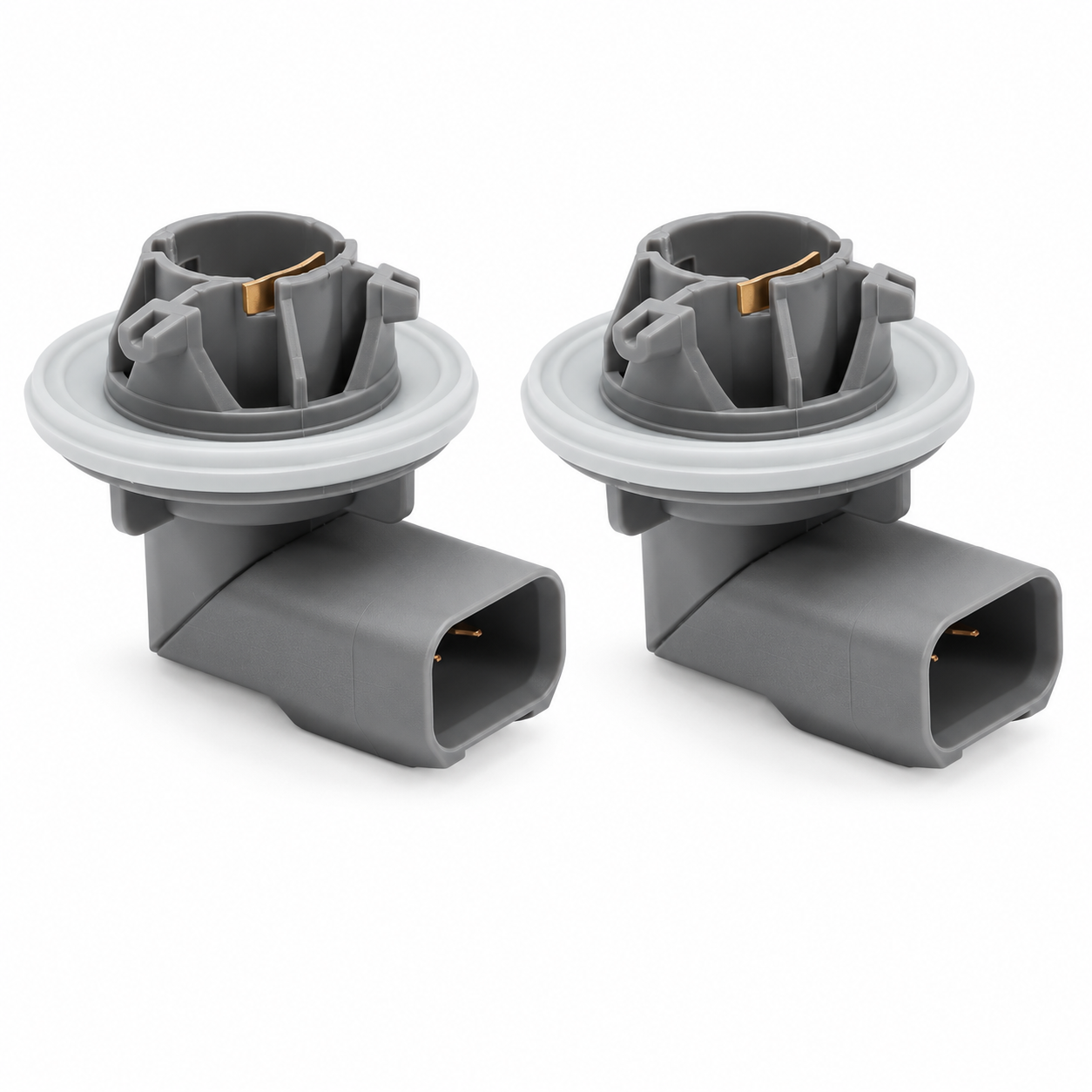 Pair of Brake Tail Light Bulb Holders for Ford Focus MK1 Focus MK2 4425186 XS41-13K370-CD | Rear Stop Lamp Socket Bulb Connector Housing