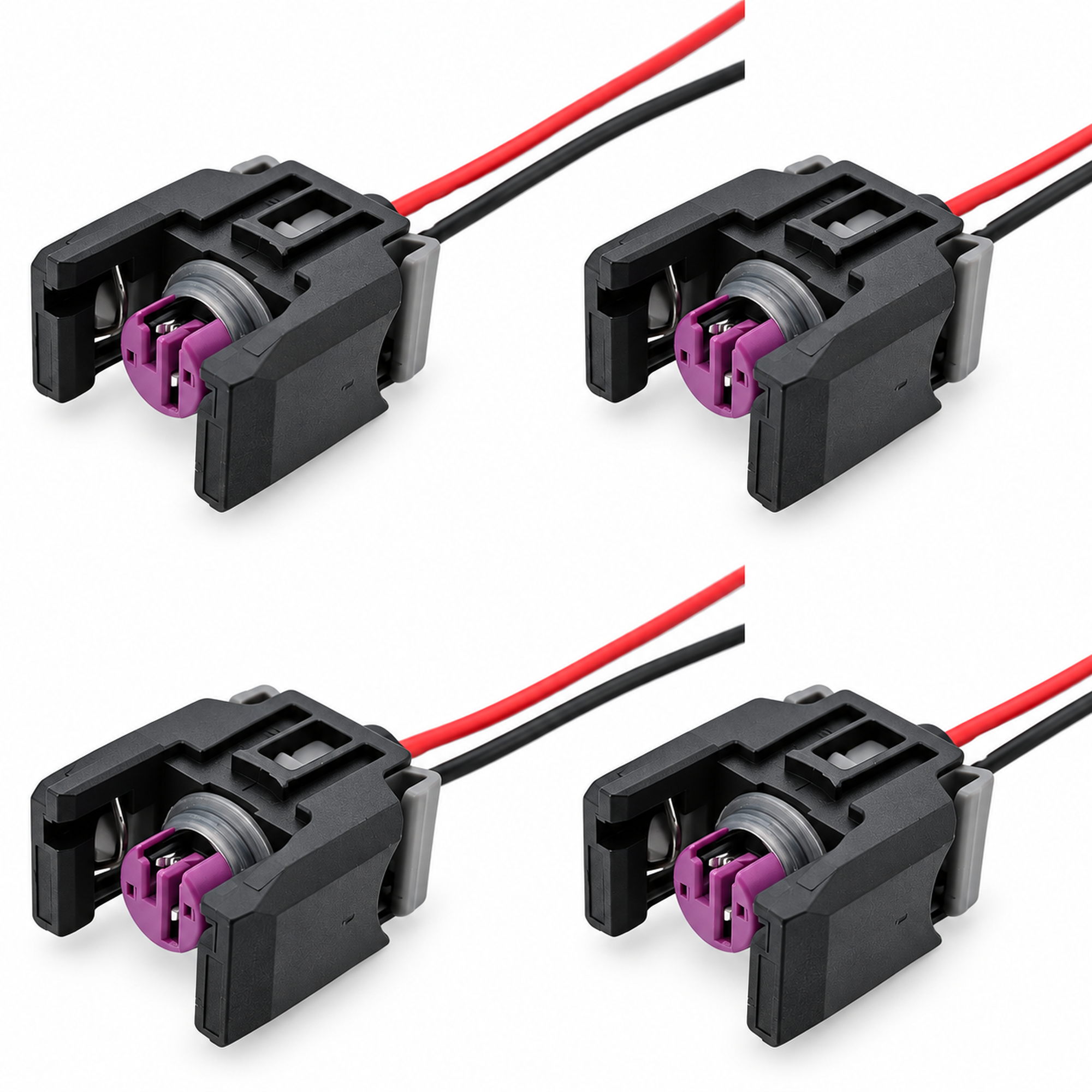 4pcs Injector Connectors 2 pin For Mercedes Vito Delphi Piezo OM651 Diesel – X4/B7cable – image 10