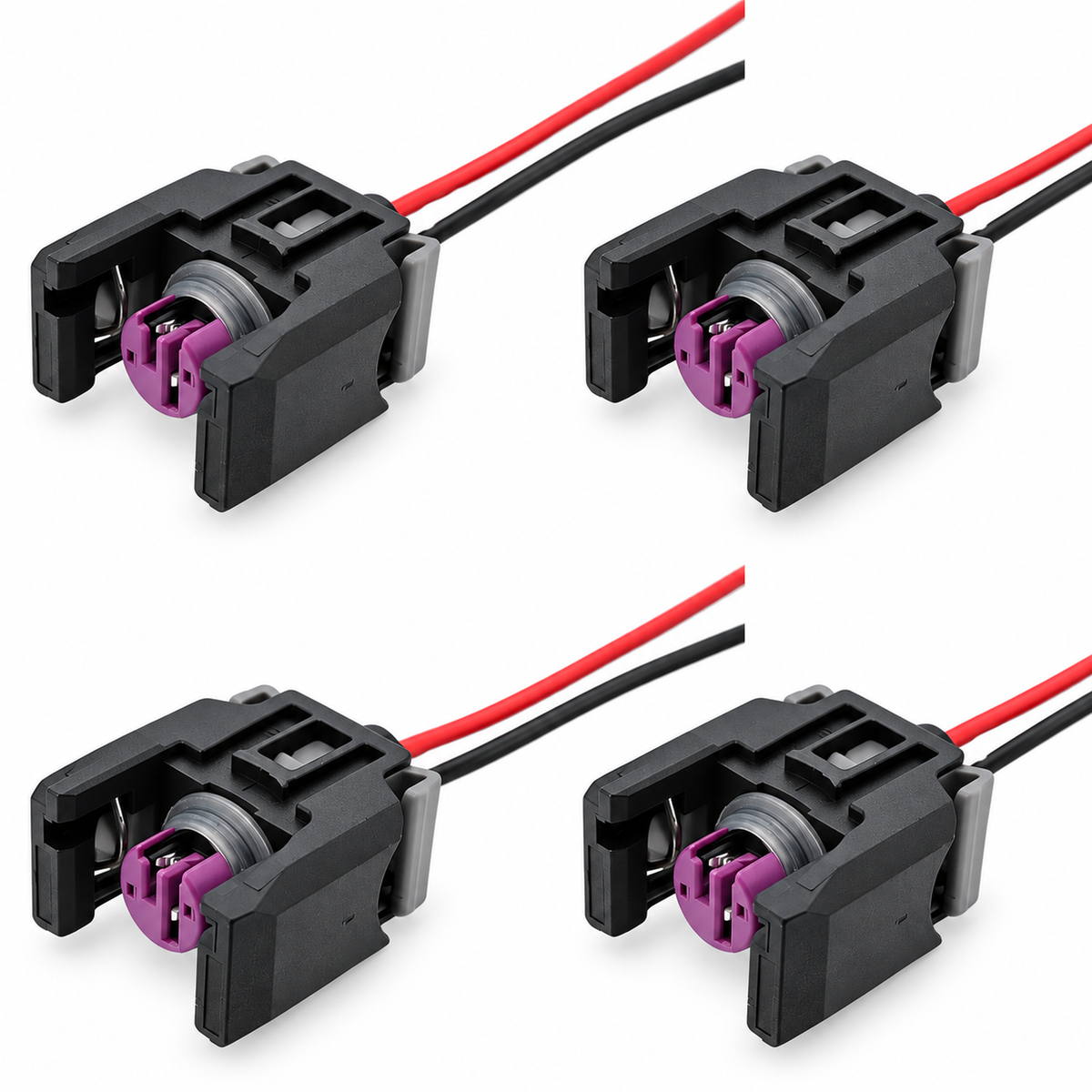 4pcs Injector Connectors 2 pin For Mercedes Vito Delphi Piezo OM651 Diesel – X4/B7cable – image 10