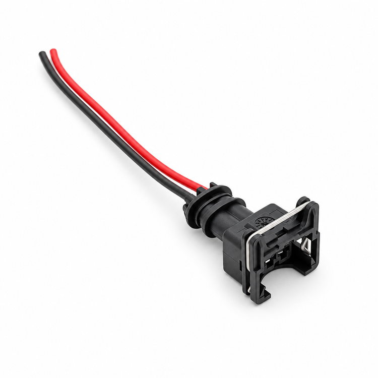 4 x Fuel Injector BOSCH Connector Plug EV1 OBD1 Pigtail Wiring Clips 2 Pin – X4/Z135/cables – image 6