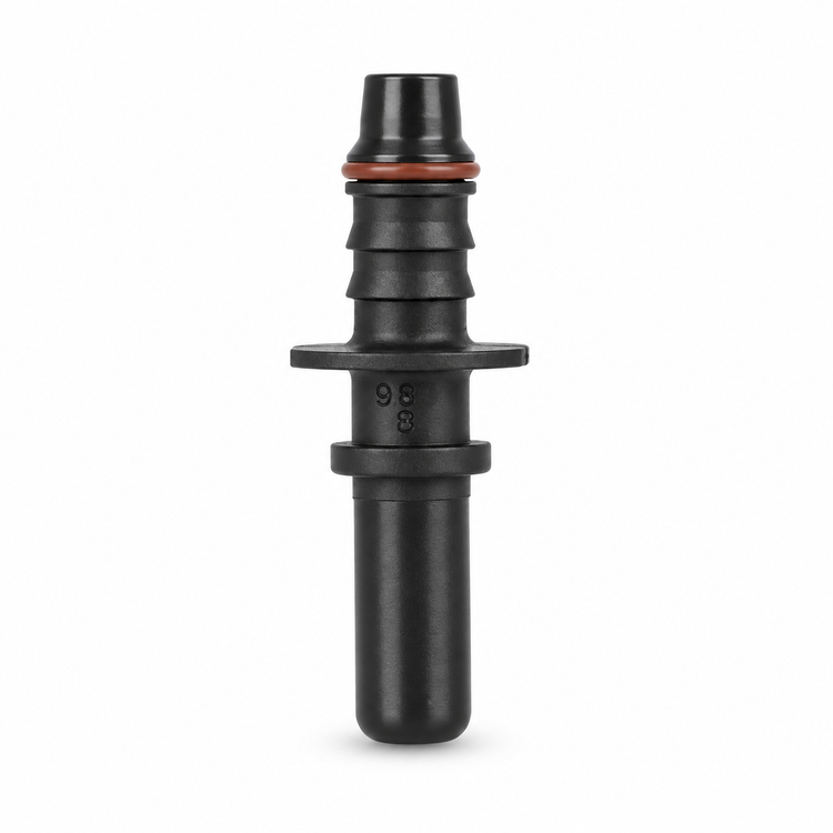 9.89 ID8 Straight Male Quick Release Fuel Line Hose Connector Universal