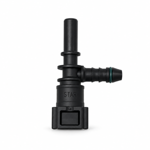 7.89 ID6 Tee L Quick Release Fuel Line Hose Connector Universal