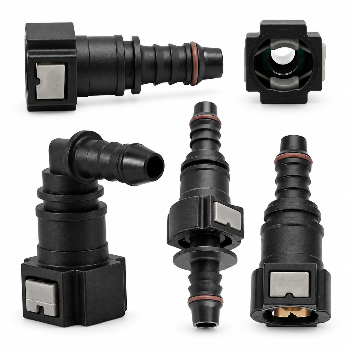 Quick Release Fuel Line Connector 7.89mm ID6 Angled - Diesel Heater Fuel Hose – X54/M297A/ID6/7.89 – image 2