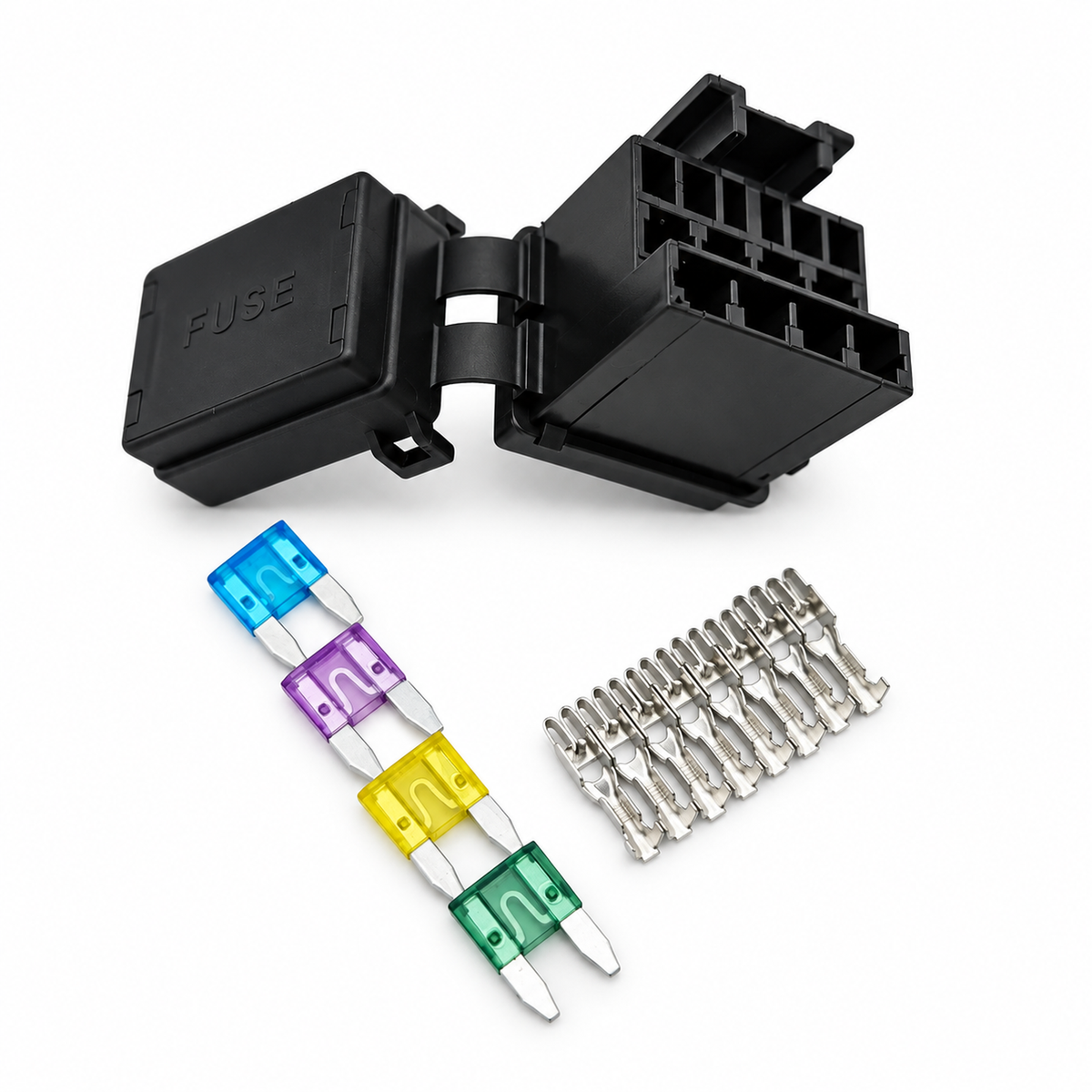 4 Way Fuse Box Mini Automotive Circuit Controller Box Medium Relay Assembly Car Fuse Holder – X56/SP213/fuse – image 2