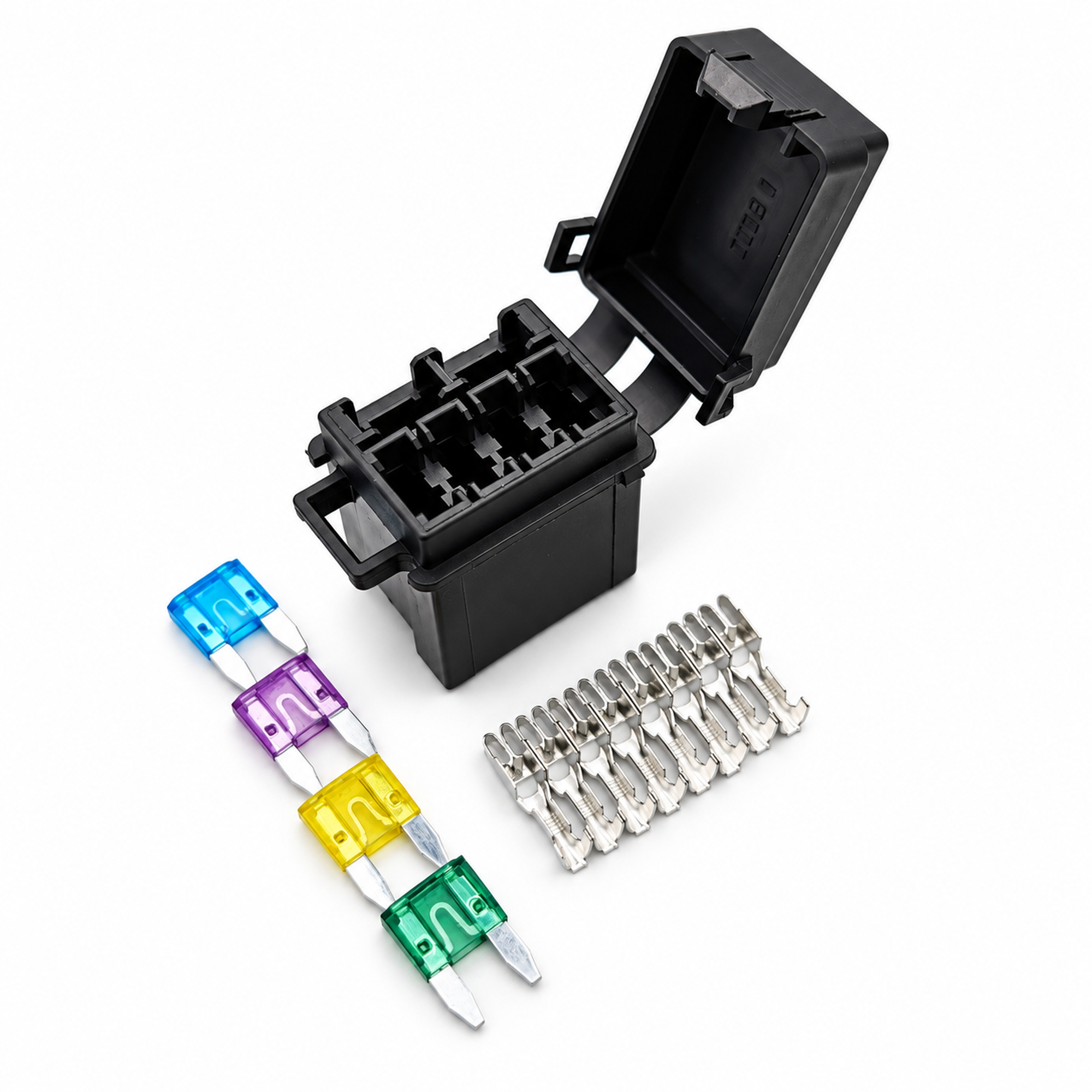 4 Way Fuse Box Mini Automotive Circuit Controller Box Medium Relay Assembly Car Fuse Holder – X56/SP213/fuse – image 3