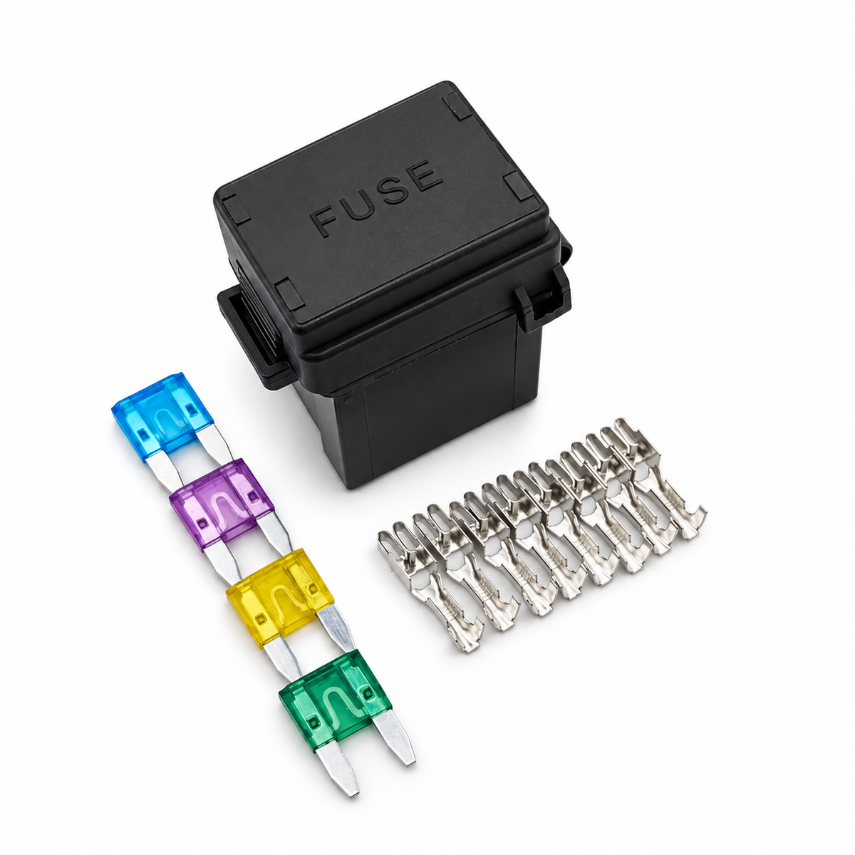 4 Way Fuse Box Mini Automotive Circuit Controller Box Medium Relay Assembly Car Fuse Holder – X56/SP213/fuse – image 5