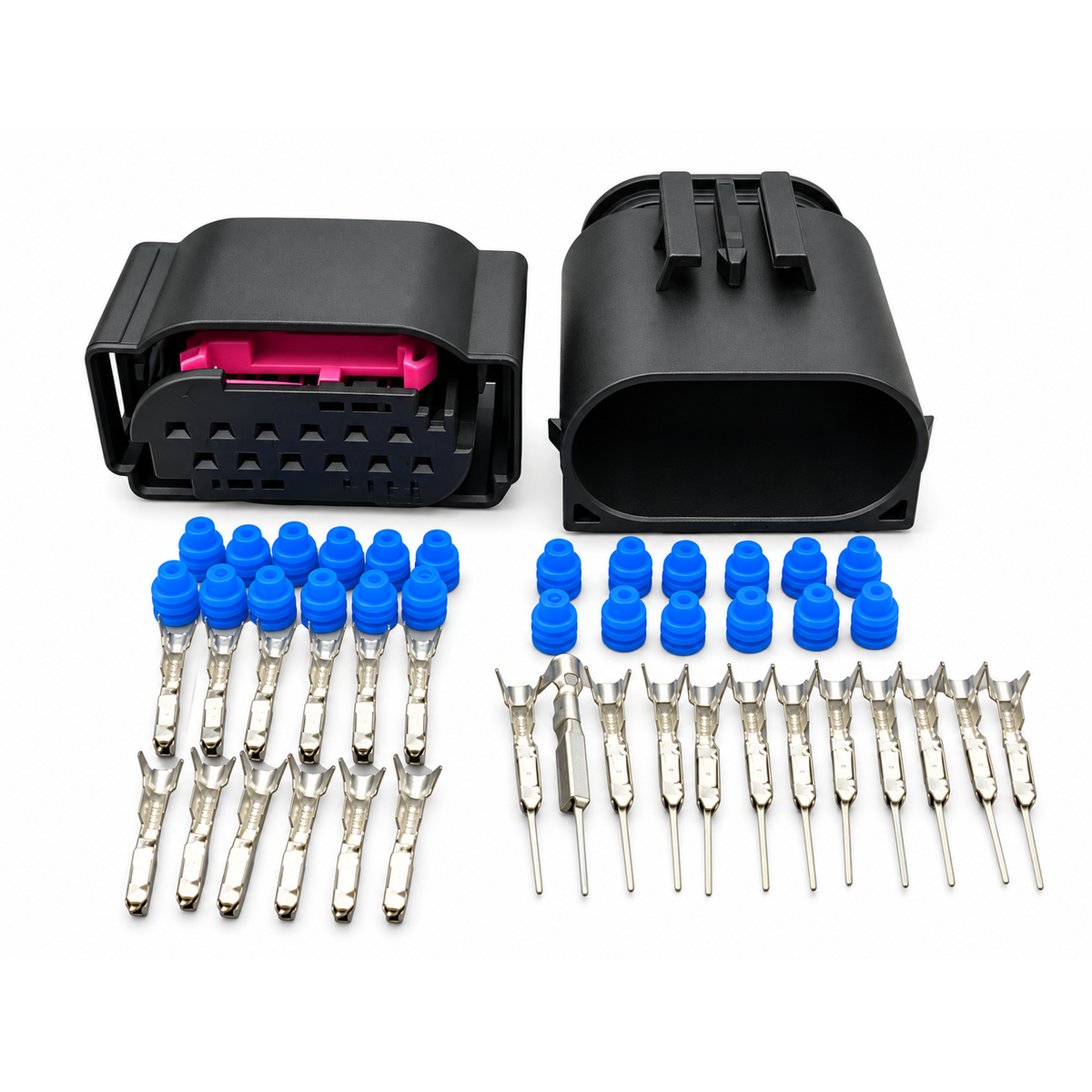 BMW 12 pin parking sensor loom male and female connectors – X60/SP247/12pinM+F – image 2