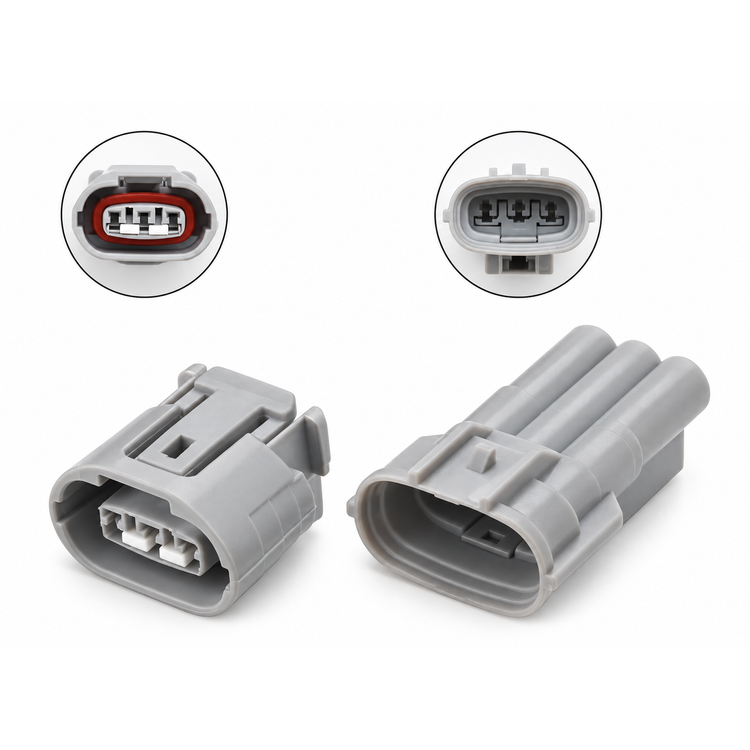 3 Pin for Sumitomo 090 TS Alternator Plug Connector Electrical For Toyota Lexus – X65/BAG/89/MnF-Set – image 4