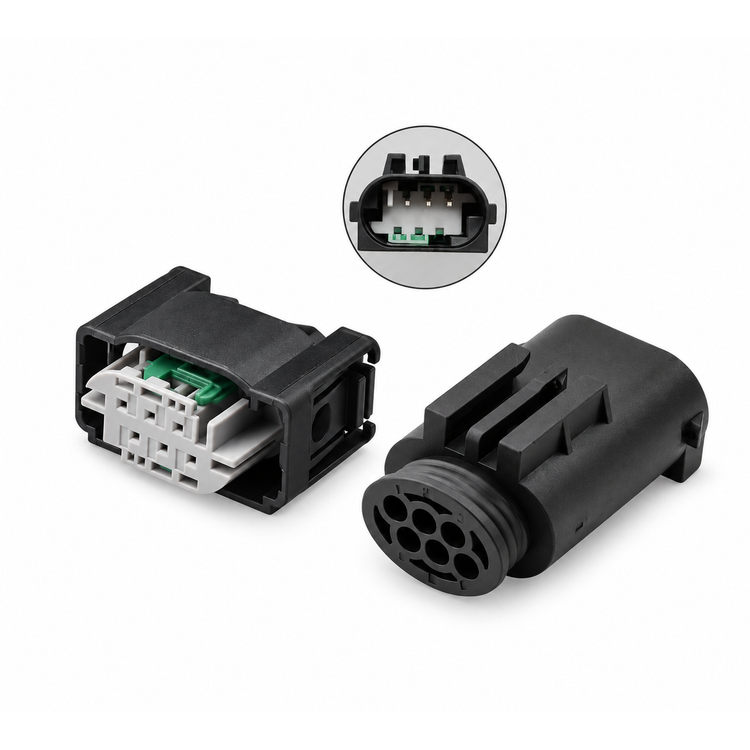 6 Pin MQS Automotive Male Female Connector 1-967616-1 1-967587-3 for VW AUDI BMW – X66/BAG-38/M+F-6pin – image 5