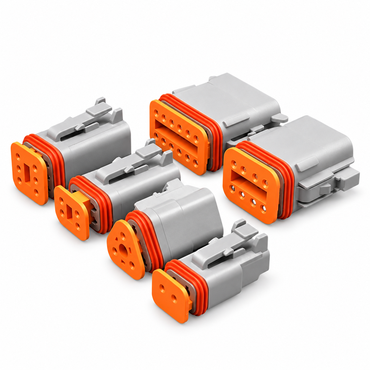 Deutsch DT Panel Flange Mount Male & Female Connector Sets 2/3/4/6/8/12 Pin – X68/DT/Flange-2Pin – image 5