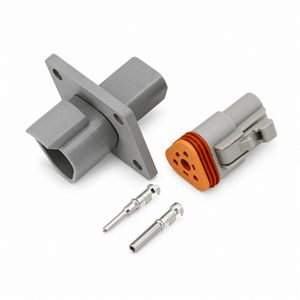 Deutsch DT Panel Flange Mount Male & Female Connector Sets 2/3/4/6/8/12 Pin – X68/DT/Flange-2Pin – image 7