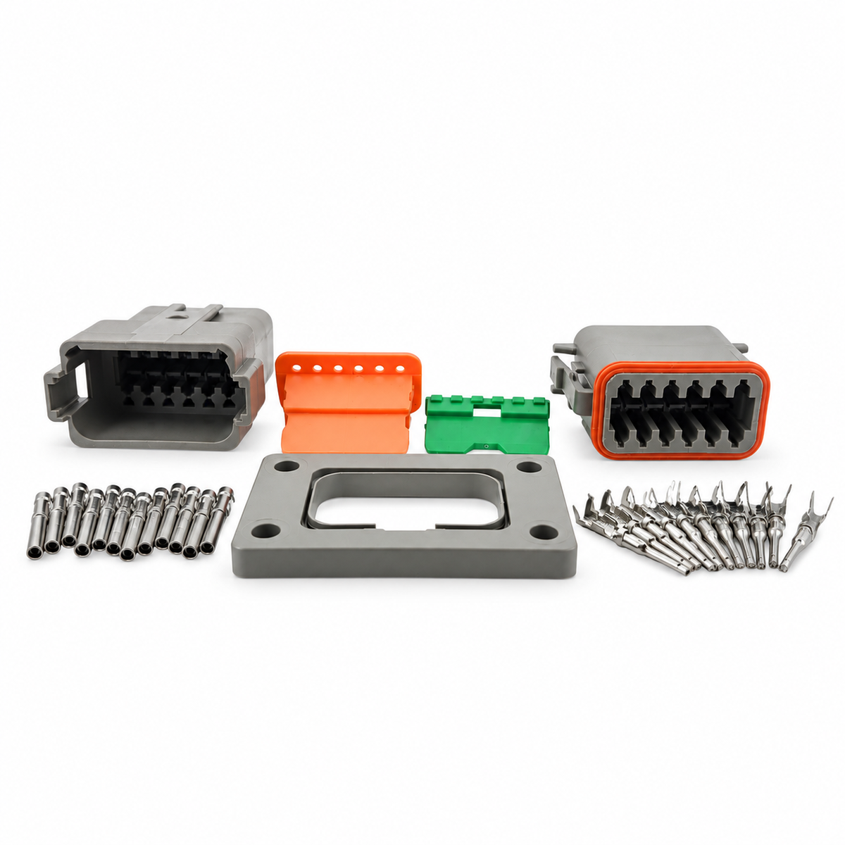 Deutsch DT Panel Flange Mount Male & Female Connector Sets 2/3/4/6/8/12 Pin – X68/DT/Flange-2Pin – image 17