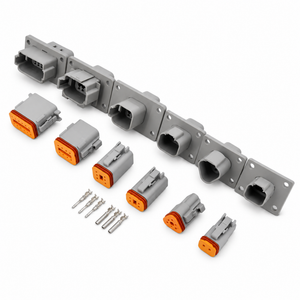 Deutsch DT Panel Flange Mount Male & Female Connector Sets 2/3/4/6/8/12 Pin – X68/DT/Flange-2Pin – image 18