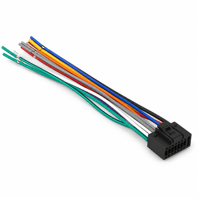 16 Pin ISO Wiring Harness Connector Car Stereo Radio Cable Plug Prewired