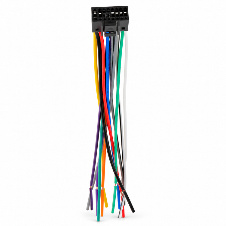 16 Pin ISO Wiring Harness Connector Car Stereo Radio Cable Plug Prewired – X85/S20/ISO – image 2