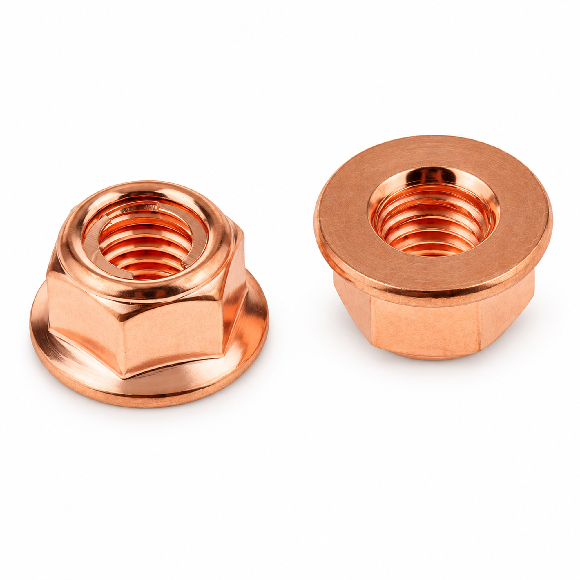 Exhaust Manifold Nuts Head Stud Nut M8 Hex Copper Self Locking Fits BMW E30 A1201420072 (Pack of 12) – X98/PNK.15O – image 5