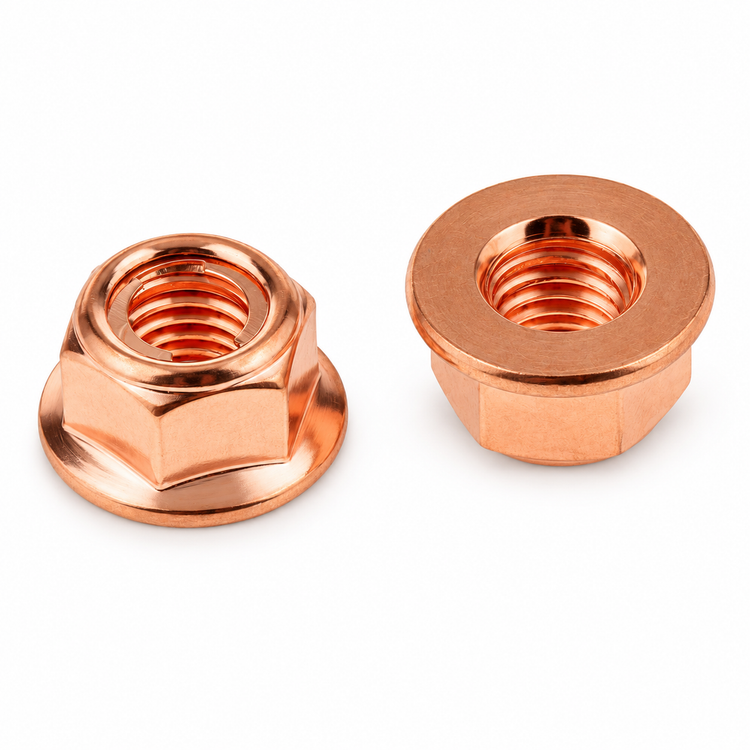 Exhaust Manifold Nuts Head Stud Nut M8 Hex Copper Self Locking Fits BMW E30 A1201420072 (Pack of 12) – X98/PNK.15O – image 5