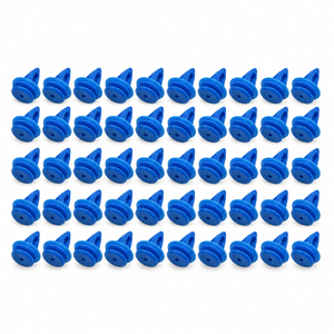 50x Blue Plastic Front Rear Wheel Arch Moulding Fasteners for Range Rover Evoque LR027255
