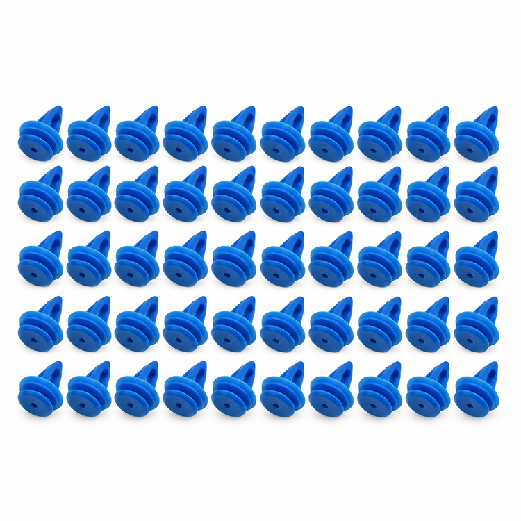 50x Blue Plastic Front Rear Wheel Arch Moulding Fasteners for Range Rover Evoque LR027255 – *Y05.O/ArchClips50pcs – image 6