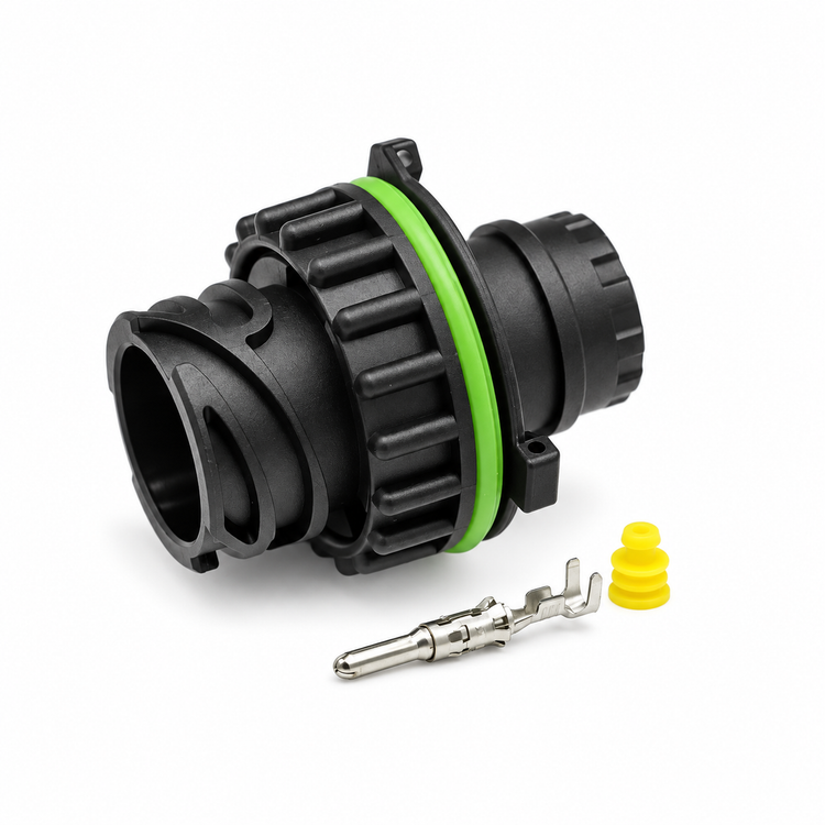 4 Pin Twist Lock Male Plug DIN Connector Kit 1-967402-1 – Y07.Y/4pin – image 2