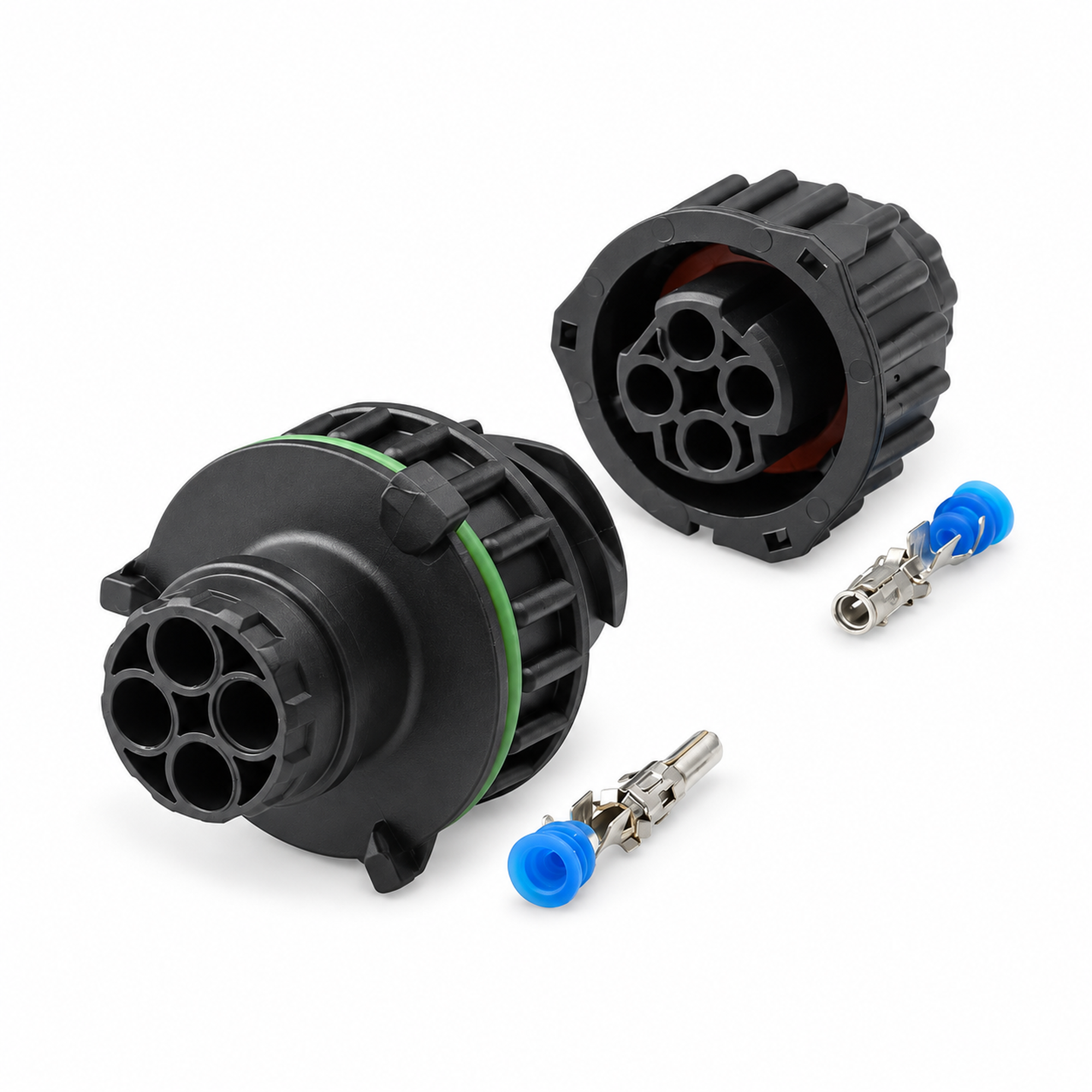 4 Pin Twist Lock Male Female Plug DIN Connector Kit 1-967402-1 1-967325-1 – Y08.R/4pinM+F – image 8