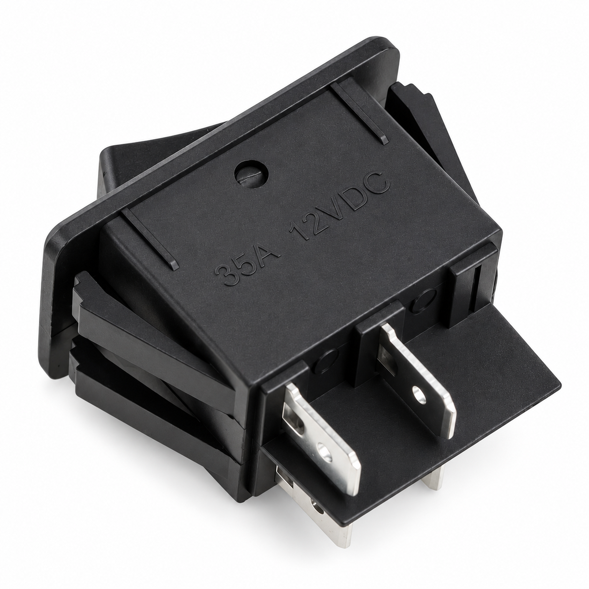 4 Pin 12V 35A Universal Car Fog Light Rocker Switch Dash Dashboard Blue LED – Y09/Rocker/M297 – image 3