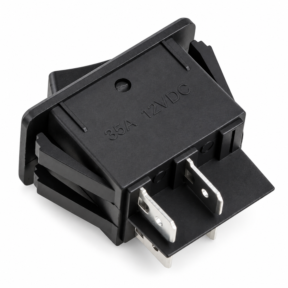 4 Pin 12V 35A Universal Car Fog Light Rocker Switch Dash Dashboard Blue LED – Y09/Rocker/M297 – image 3