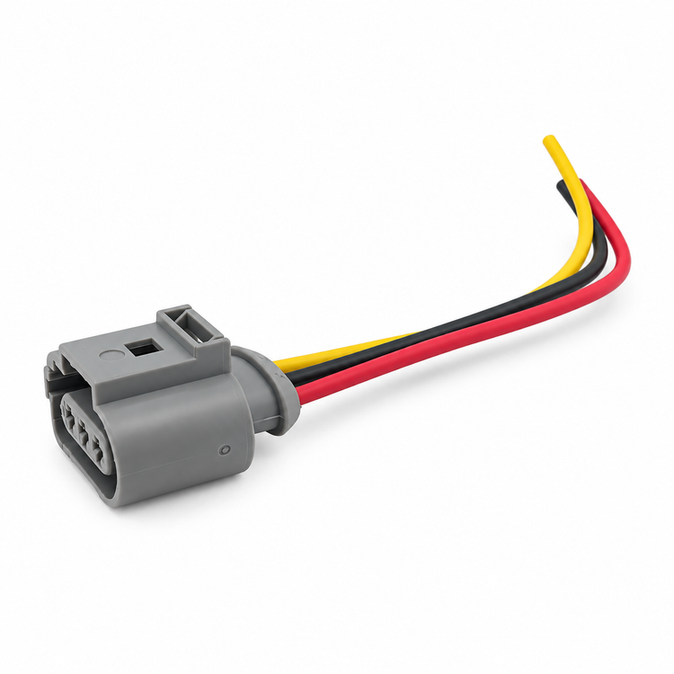3 Pin Cam & Crankshaft Sensor Connector Plug Repair Loom 1J0973723G for VW Audi – Y100.R/3pinConnector – image 3
