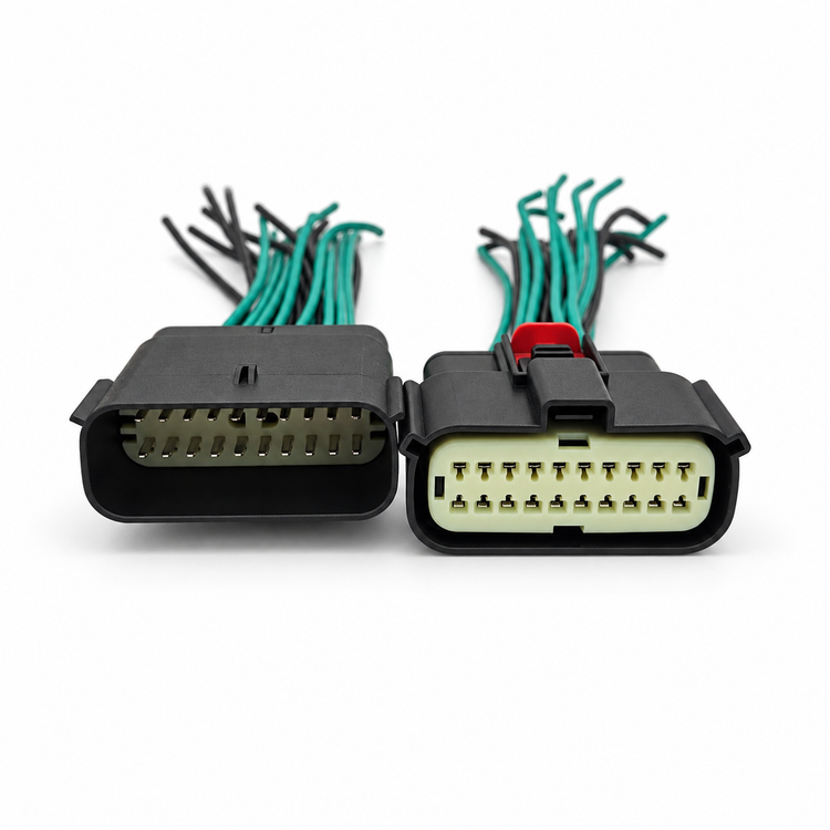20 Pin Female & Male Connectors for Molex MX150 Prewired 33482-2132 / 33472-2001 – Y101/20pinM+Fcables – image 9