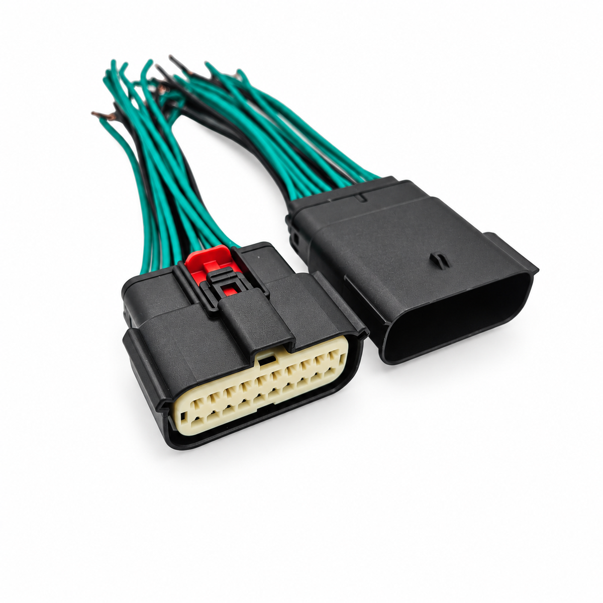 20 Pin Female & Male Connectors for Molex MX150 Prewired 33482-2132 / 33472-2001 – Y101/20pinM+Fcables – image 12