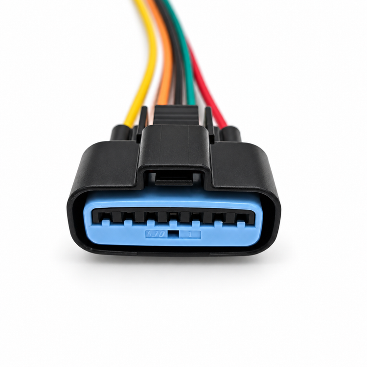 7 Pin Connector MAF Mass Air Flow Sensor Prewired 08061010 PB536-07027 PB53607027 For Mitsubishi Lancer Evolution Outlander Pajero – Y104/cable – image 2