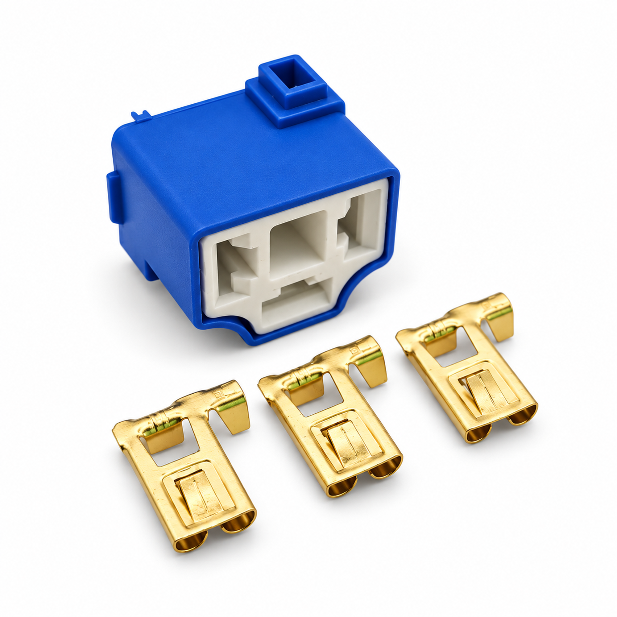 Ceramic H4 3 Pin Replacement Connector Plug And Terminals – Y106/3pin – image 2