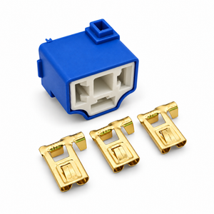 Ceramic H4 3 Pin Replacement Connector Plug And Terminals – Y106/3pin – image 2