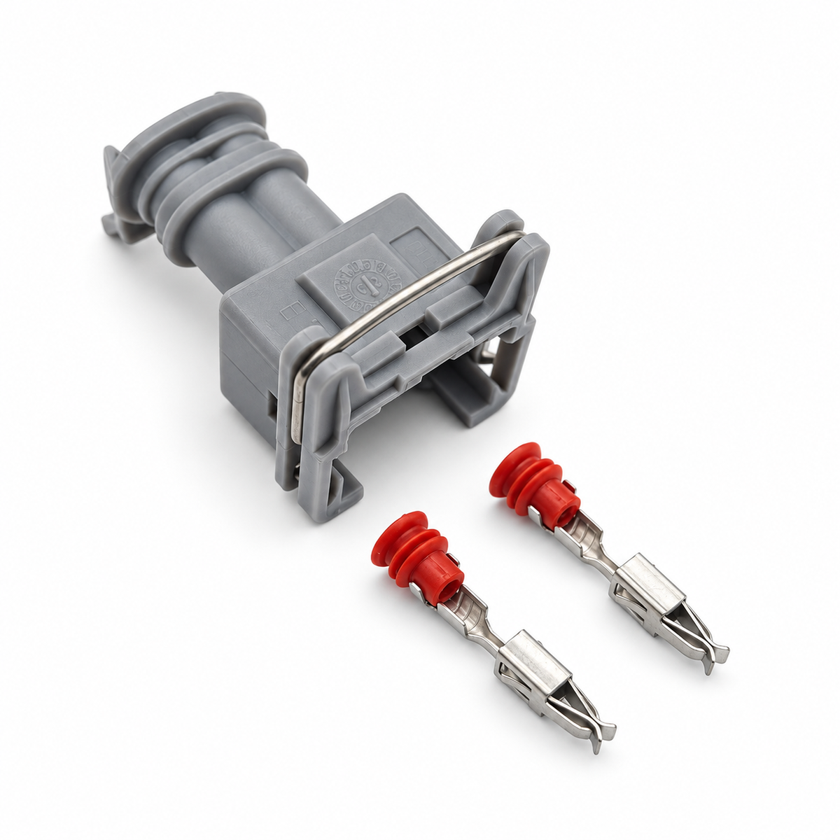 For Tyco Amp Junior Power Timer 2-Pin Fuel Injector Plug Connector Bosch EV1 – Y108-Black – image 4