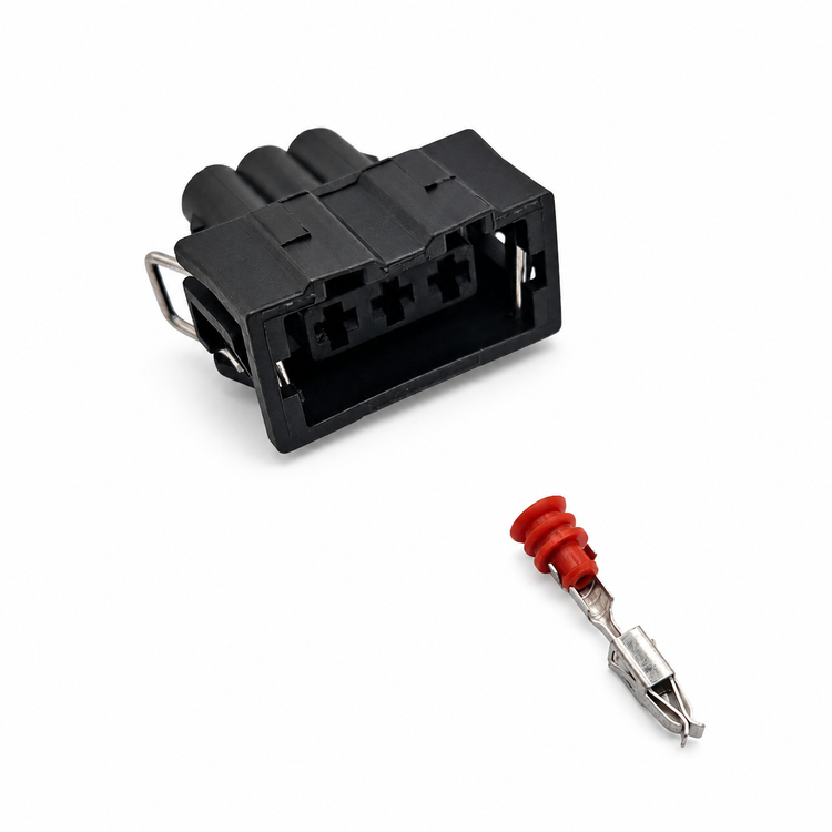 3 Pin Pin Packard Timer Female Connector Plug 2 Groove