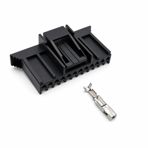 12 Pin Connector Plastic Black Housing Plug 12p FCI Harness Connector with Terminal Pins 211 PC122S0017