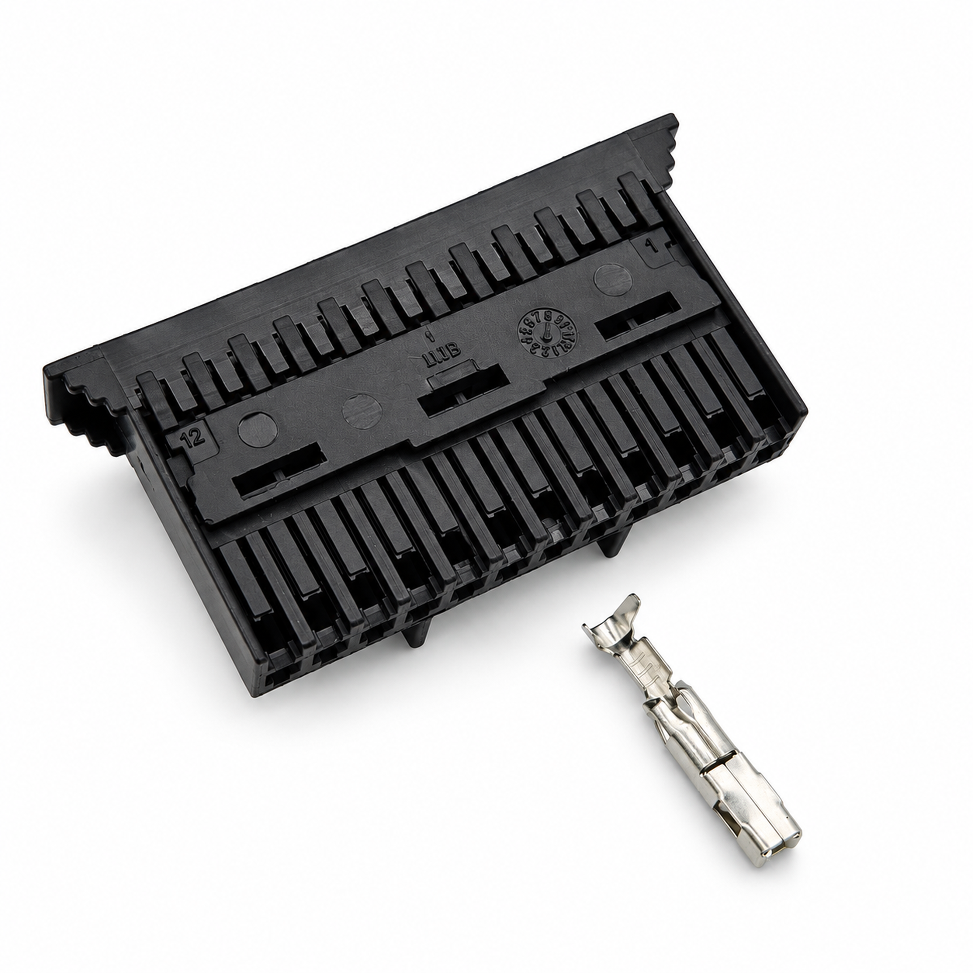 12 Pin Connector Plastic Black Housing Plug 12p FCI Harness Connector with Terminal Pins 211 PC122S0017 – Y119/12Pin – image 4