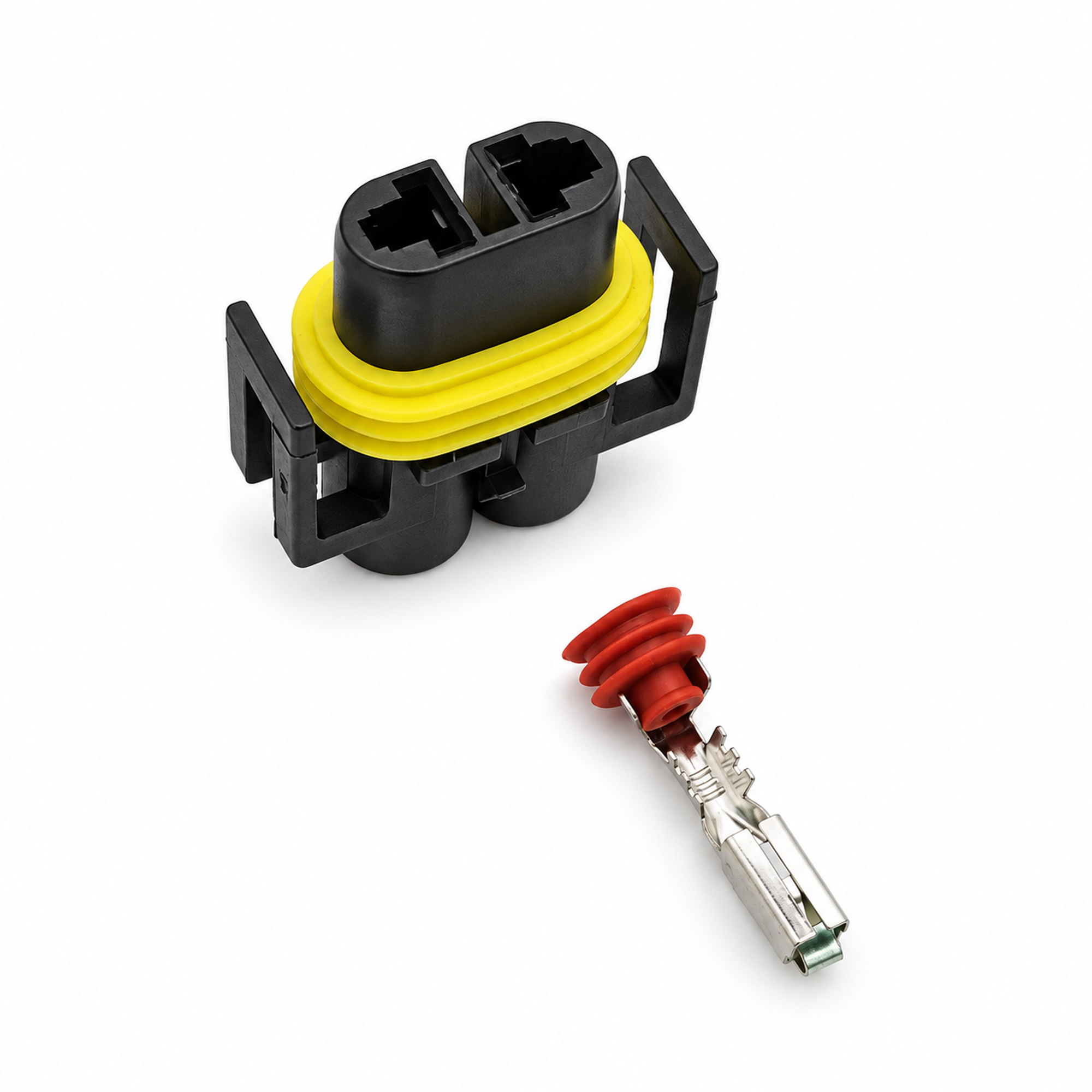 2 Pin Connector Female Delphi Pigtail Fog Lamp H11 H8 H9 Lamp Plug 12124819 – Y128/2Pin – image 3