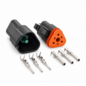 Black Deutsch DT Series Plug Waterproof Connector 2 3 4 6 8 & 12 Pin Male Female – Y130/BLK-DT2pin/LOOSE – image 3