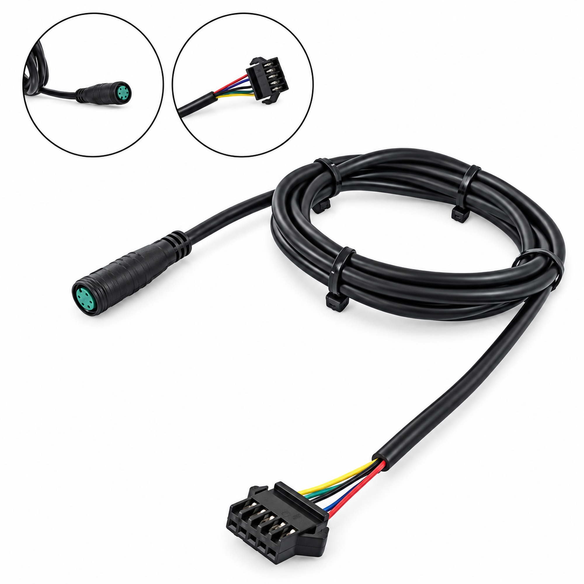 Waterproof 5 pin Julet to JST-SM KT LCD Display Adapter Converter Cable Ebike – Y14.R/KTD – image 2