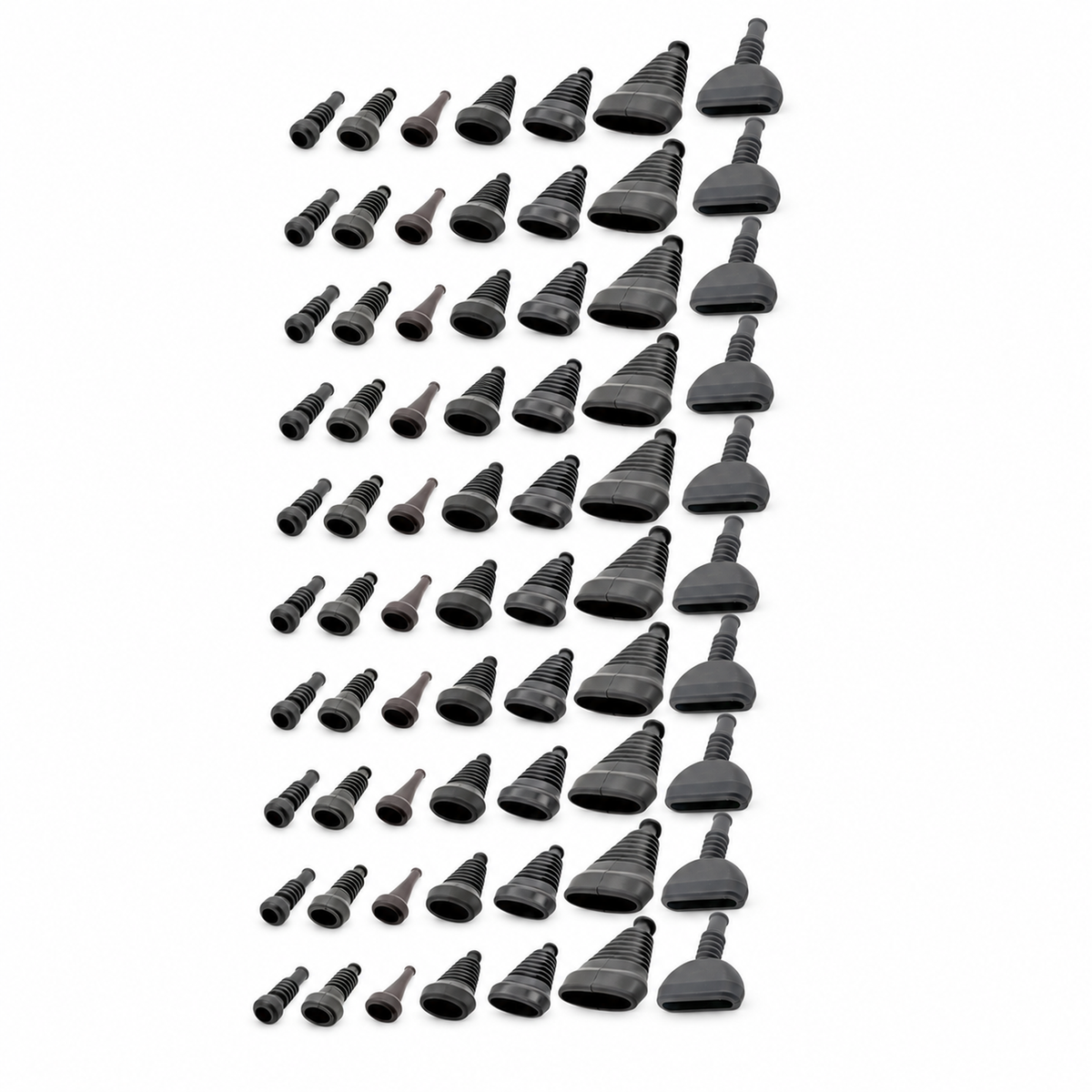 10pcs AMP Superseal Waterproof Connector Rubber Boots Sleeve 1 2 3 4 5 6 Pins Way – Y150/1pin-boots-10pcs – image 9
