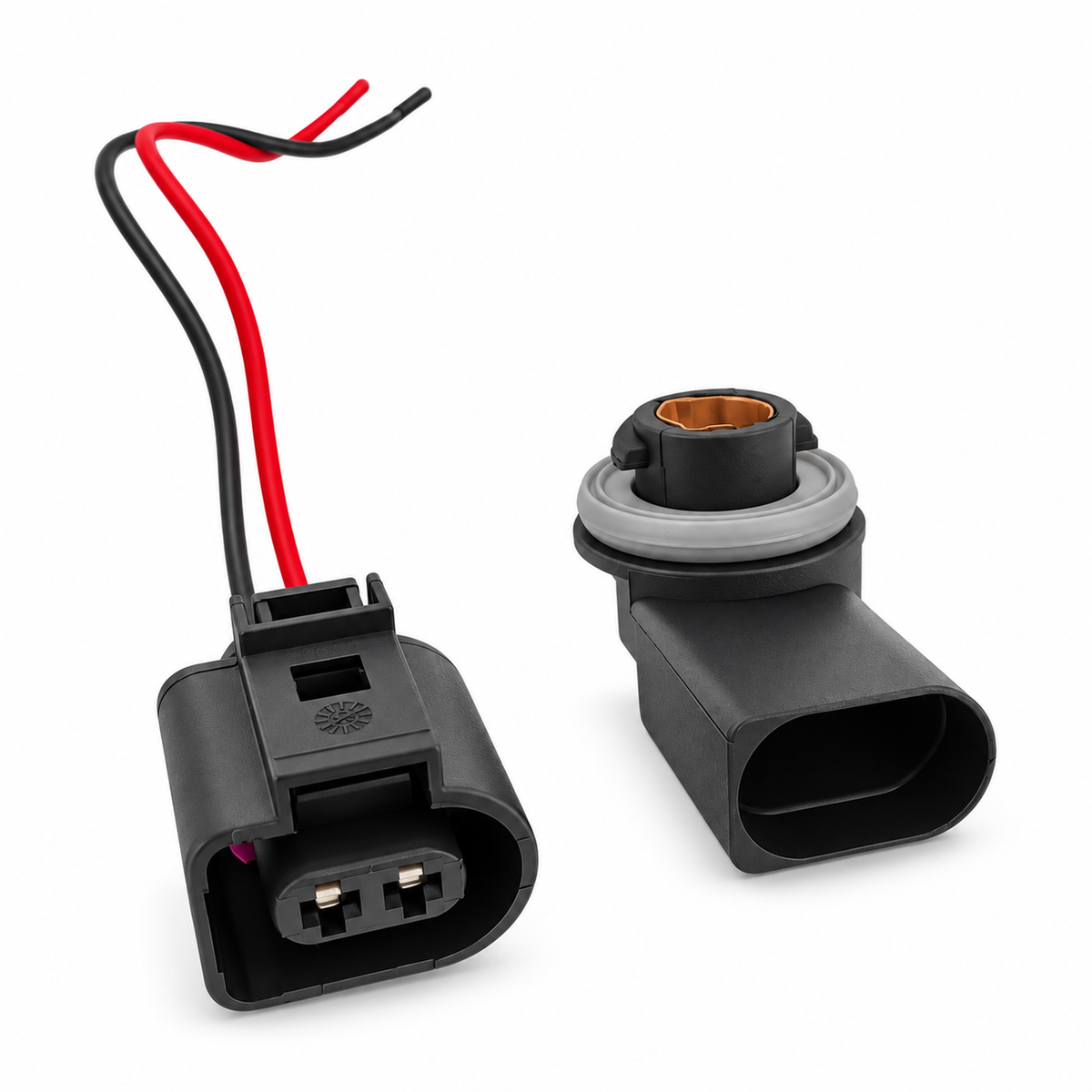 Front Light Bulb Holder & Prewired Connector 1C0953123C for VW Audi Skoda Seat – Y162+Z21/1pcs – image 2