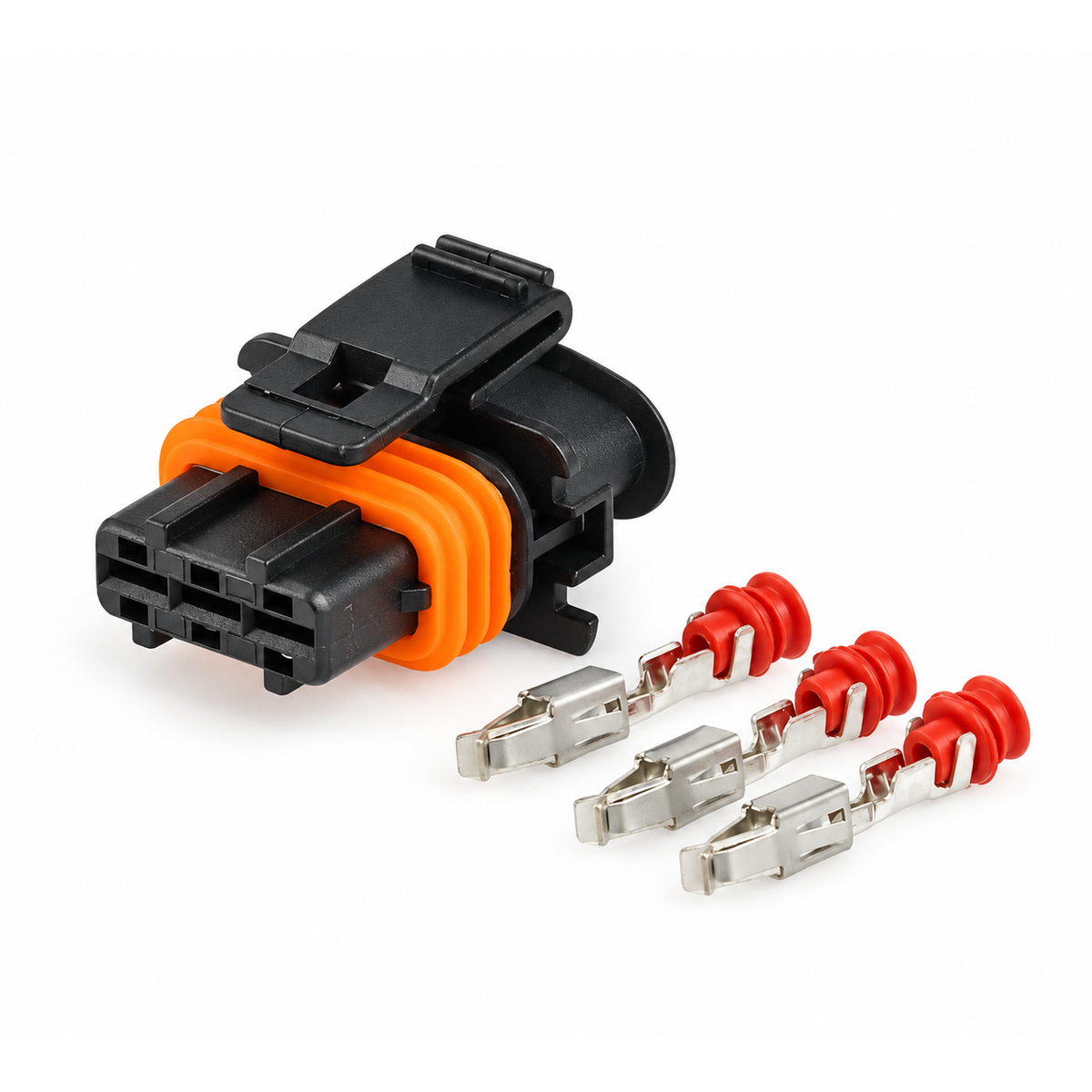3 Pin Pin for Bosch Common Rail Diesel Injector Plug Connectors Kit Male Female 1928403110 – Y17.O/M+F3pin – image 2